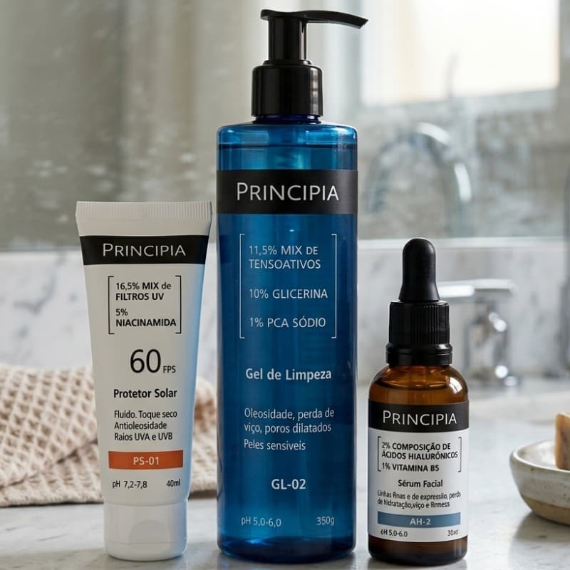 Principia Kit Primeira Rotina C/ Gl-02 + Ah-2 + Ps-01 Fps60