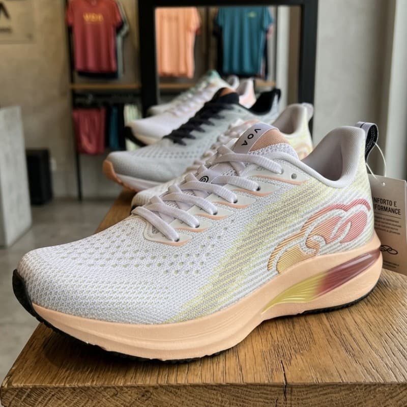 Tênis Esportivo Feminino Voa 2 Olympikus Branco Liso