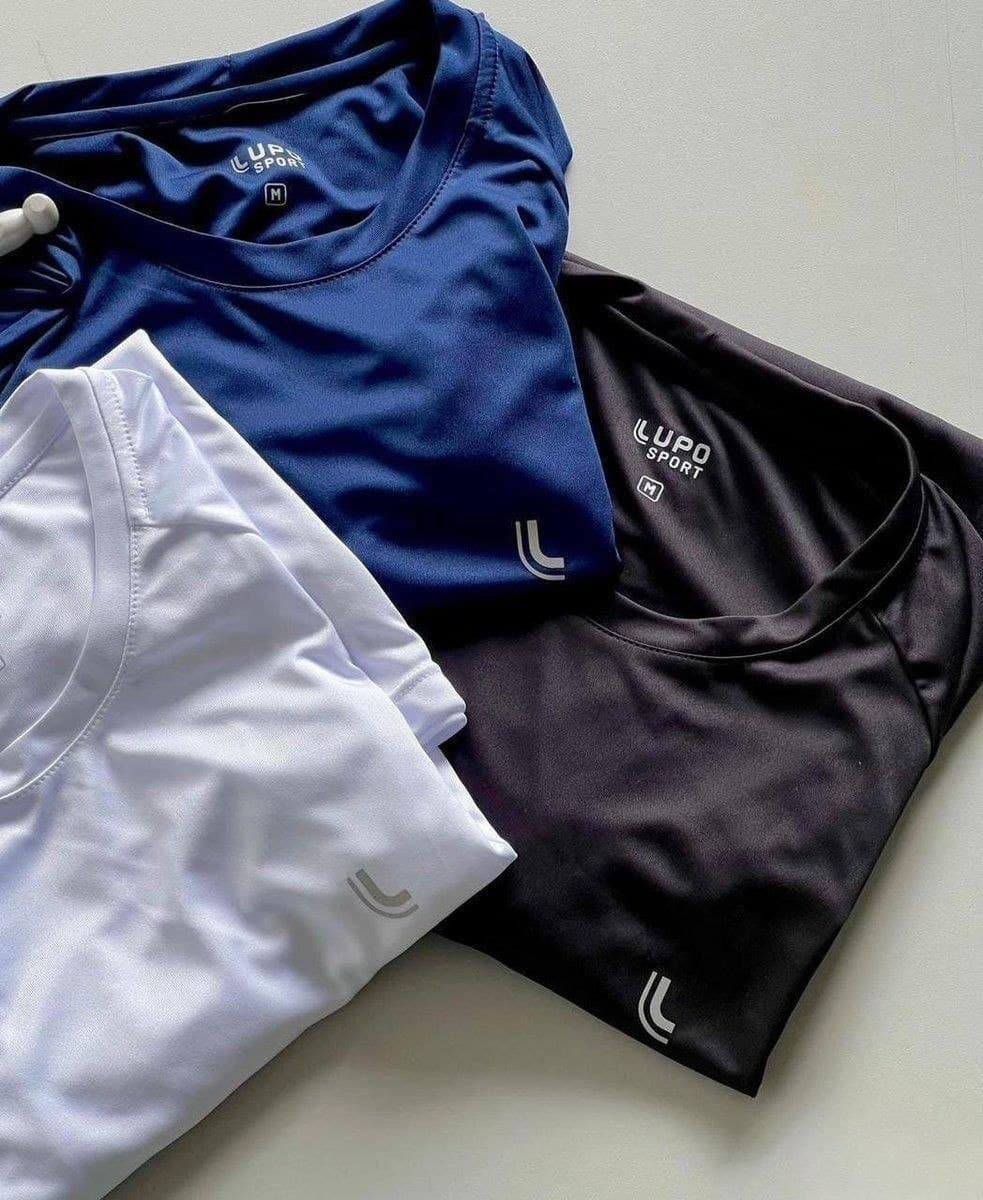 Kit com 2 Camisetas Dry Fit Lupo