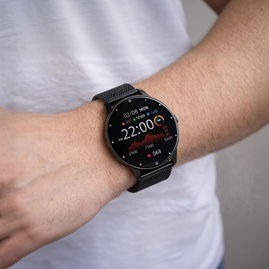 Smartwatch Esportivo Masculina Relógio Inteligente Redondo