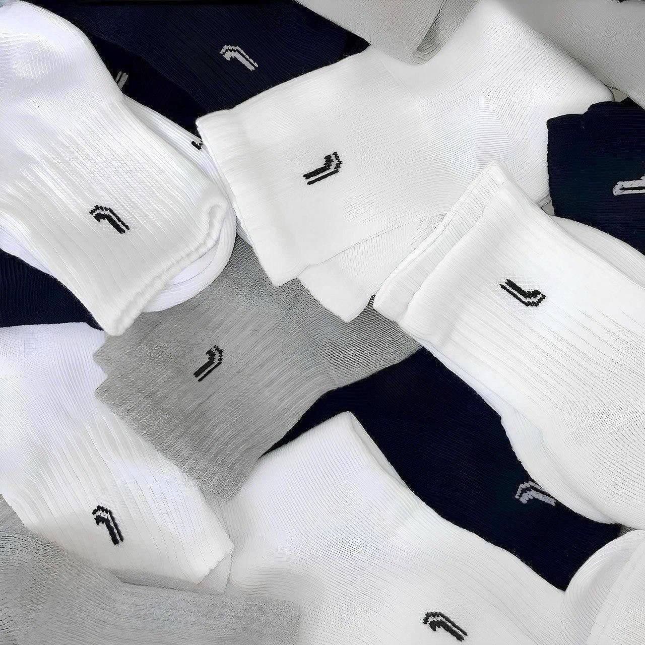 Kit 6 Pares Meias Lupo Cano Médio Esportivas Academia